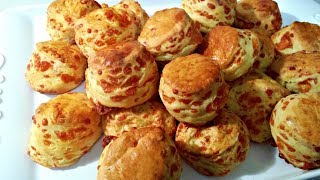 Hungarian Cheese Biscuits Sajtos Pogacsa by Helen M Radics [upl. by Ahsinelg]