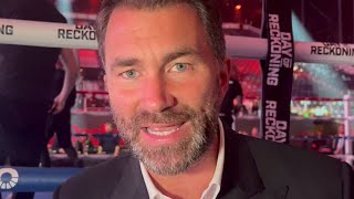 Eddie Hearn REACTS to Deontay Wilder UPSET LOSS to Parker amp Anthony Joshua KNOCKING OUT Wallin [upl. by Raymond152]