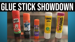 WHICH GLUE STICK IS BEST  DIY APPROACH gluing labels to important stuff [upl. by Ameline365]