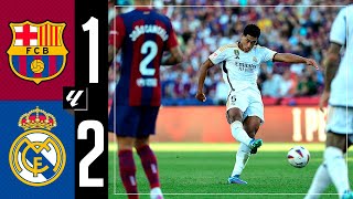 Barcelona 12 Real Madrid  HIGHLIGHTS  LaLiga 202324 [upl. by Aititel591]