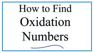 How to Find Oxidation Numbers Rules and Examples [upl. by Ssew408]