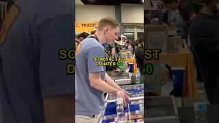 A viewer bought him cards  Pokemon card vendor POV pokemon pokemoncard tcg wholesome [upl. by Clarie]