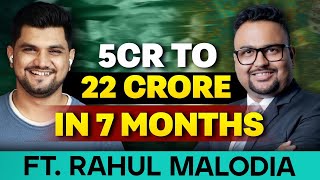 5 Crore To 22 Crore In 7 Months  The Dark Reality Of Startup  rahulmalodiaofficial DBC Podcast [upl. by Winna695]