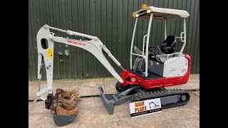 TAKEUCHI TB216 MINI EXCAVATOR FOR SALE [upl. by Lexa]