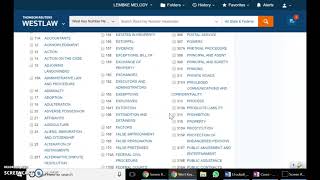 Westlaw for Law Students KeyCite amp Key Numbers [upl. by Cassey]