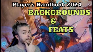 New Backgrounds amp Feats Deep Dive  DampD 2024 Players Handbook Early Look [upl. by Enomar]