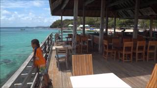 Famous Basils Bar  Mustique Island  Marco Visit 2012 [upl. by Rutledge]