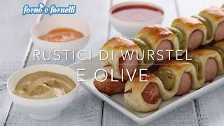 Rustici wurstel e olive  Forno e fornelli [upl. by Xylina]