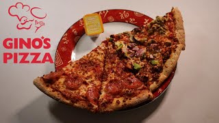 GINOS PIZZA ASMR MUKBANG [upl. by Dorolice]