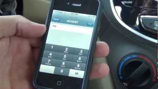 How To Sync An iPhone Via Bluetooth In A 2013 Hyundai Accent  Morries 394 Hyundai [upl. by Nasas]