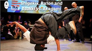 Shigekix Tsukki and Ra1on vs 赫 Babylon Kossy Bboy Seno Top 4 The Highest [upl. by Nauaj543]