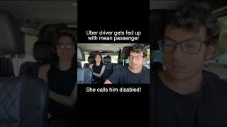 Uber Driver Kicks Out 1 Star Passenger [upl. by Adnek622]