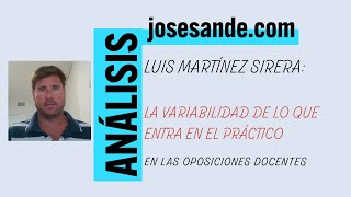 La variabilidad de lo que entra en el práctico en las oposiciones docentes [upl. by Inahpets234]