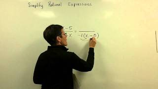 Simplify Rational Expressions Part 2 [upl. by Brigid]