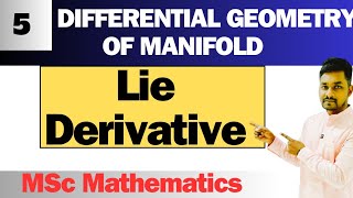 Differential Geometry of Manifold  Lie Derivative l For Msc Maths by Krishna Singh✍️✍️ [upl. by Nama319]