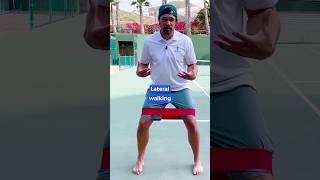 Lateral walking exercise with resistance band [upl. by Lelah]