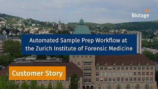 Automated Sample Prep Workflow at the Zurich Institute of Forensic Medicine [upl. by Ayekal]