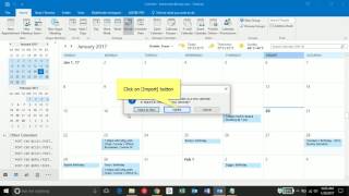 Importing ICS Calendar [upl. by Sadie]