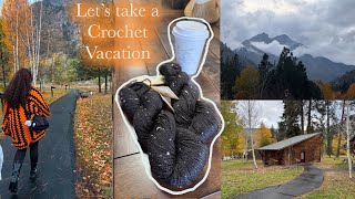 Crochet Vlog Let go on a Crochet Vacation [upl. by Coralyn]