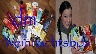 DM WEIHNACHTSBOX XXL Gliss Kur treaclemoon Sally Hansen Weleda Alverde John Frieda Guhl [upl. by Humfrid900]