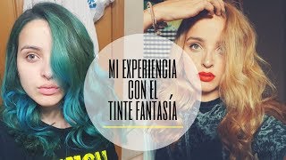 Mi experiencia con el tinte fantasía azul  CÓMO QUITARLO sin decolorar con fotos [upl. by Emerson]