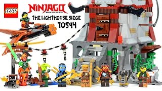 LEGO® Ninjago 70594 The Lighthouse Siege w Echo Zane Sky Pirate Attack [upl. by Kinzer160]