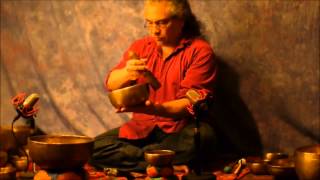 70 minute7 Chakra Continuous Meditation with 21 Antique Tibetan Singing Bowls [upl. by Churchill]