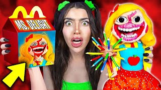 DO NOT ORDER MISS DELIGHT HAPPY MEAL from MCDONALDS at 3AM POPPY PLAYTIME 3 ENDING [upl. by Nofets525]