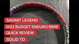 SAGMIT LEGEND M32 BUDGET RIMS PANG TRAIL NA [upl. by Aldin865]