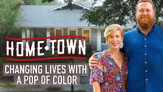 Updating Historical Home Using a POP of Color  Home Town  HGTV [upl. by Tade804]