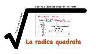 La radice quadrata  seconda lezione  Calcolare la radice con la scomposizione in fattori primi [upl. by Tychonn]