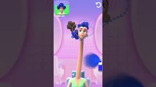 Hair Stylist All levels max gameplay 🤯 shorts games ytshorts funnygame viralvideo foryou [upl. by Assirahs]