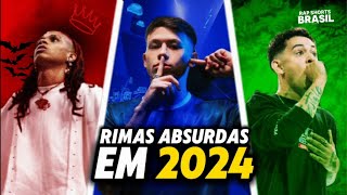 RIMAS ABSURDAS em 2024 🔥 [upl. by Enelym]