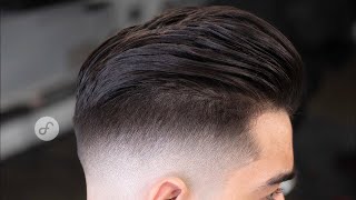 Como cortar cabello LARGO de hombre con un FADE  TUTORIAL [upl. by Amil849]