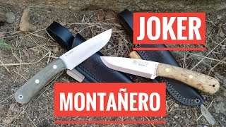 Cuchillo de Bushcraft Joker Montañero  Pruebas y Revision [upl. by Sterner436]