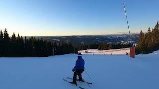 Hafjell Skisenter  Slope 13 Green  December 2021 [upl. by Morris239]