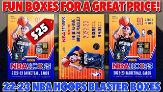 THE FIRST 2023 NBA RETAIL SET 202223 Panini NBA Hoops Basketball Retail Blaster Box Review x3 [upl. by Butterfield]