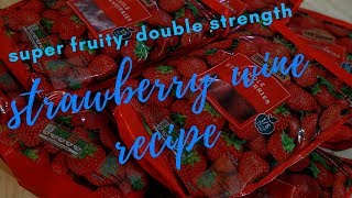 making strawberry wine that tastes like a strawberry [upl. by Bekki]