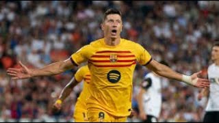 Barcelona’s Thrilling Victory Over Valencia 12  La Liga Highlights [upl. by Nadaha]