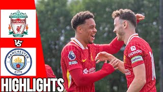 Liverpool vs Manchester City  All Goals amp Highlights  U21 Premier League 2  170824 [upl. by Shrier]