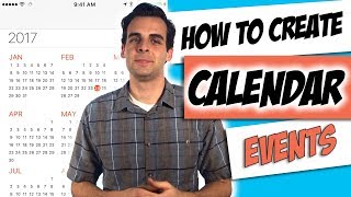 How to Create an iPhone Calendar Appointment [upl. by Eseeryt]