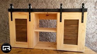 Alacena de PALETS ♻️  PALLET Wood Cabinet BUILD [upl. by Atinor861]