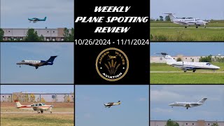 WEEKLY PLANE SPOTTING REVIEW  My Aviation Videos Posted From October 26 2024  November 1 2024 [upl. by Chadd852]