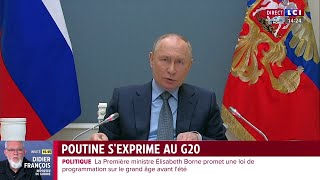 Poutine  quotLa Russie na jamais renoncé aux pourparlers de paix avec lUkrainequot [upl. by Cory]