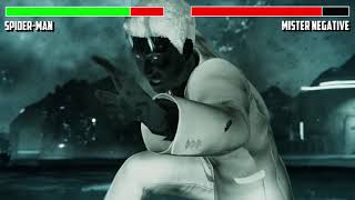 SpiderMan vs Mister Negative Second Fight with healthbars [upl. by Accebber]