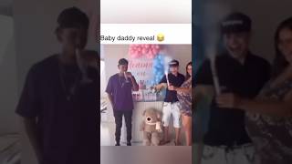 Baby Daddy Reveal thatsomiggy forupage viralvideo babyshower babyreveal explorepage funny [upl. by Cranford]