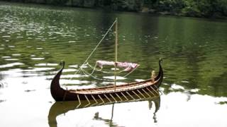 viking long boat model [upl. by Nyrahs]