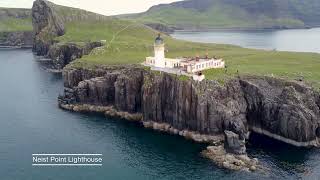 SCOTLAND BY DRONE 4K CASTLES ISLE OF SKYE HIGHLANDS MAY  JUNE 2023 [upl. by Eelhsa621]