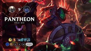 Pantheon Mid vs Sylas  EUW Master Patch 141 [upl. by Odla]