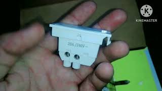 What is the price of anchor rider 20 amp switchWhat is a 20 a switch used for 😱viral electrical [upl. by Drew]